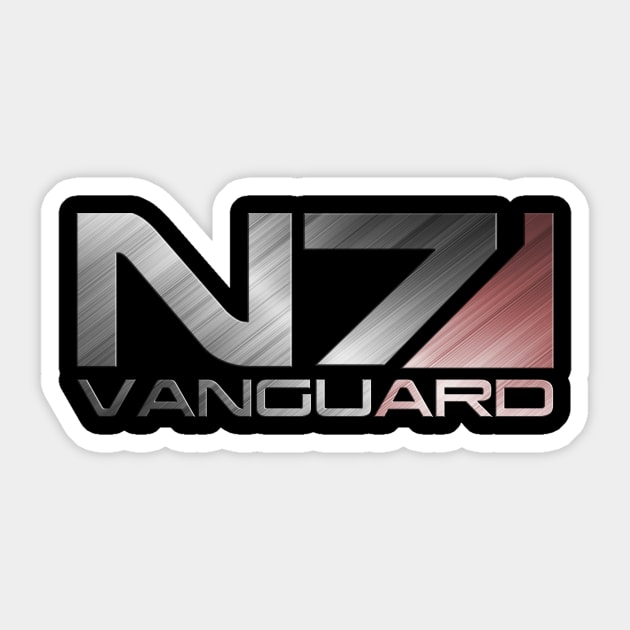 Metal Vanguard Sticker by Draygin82